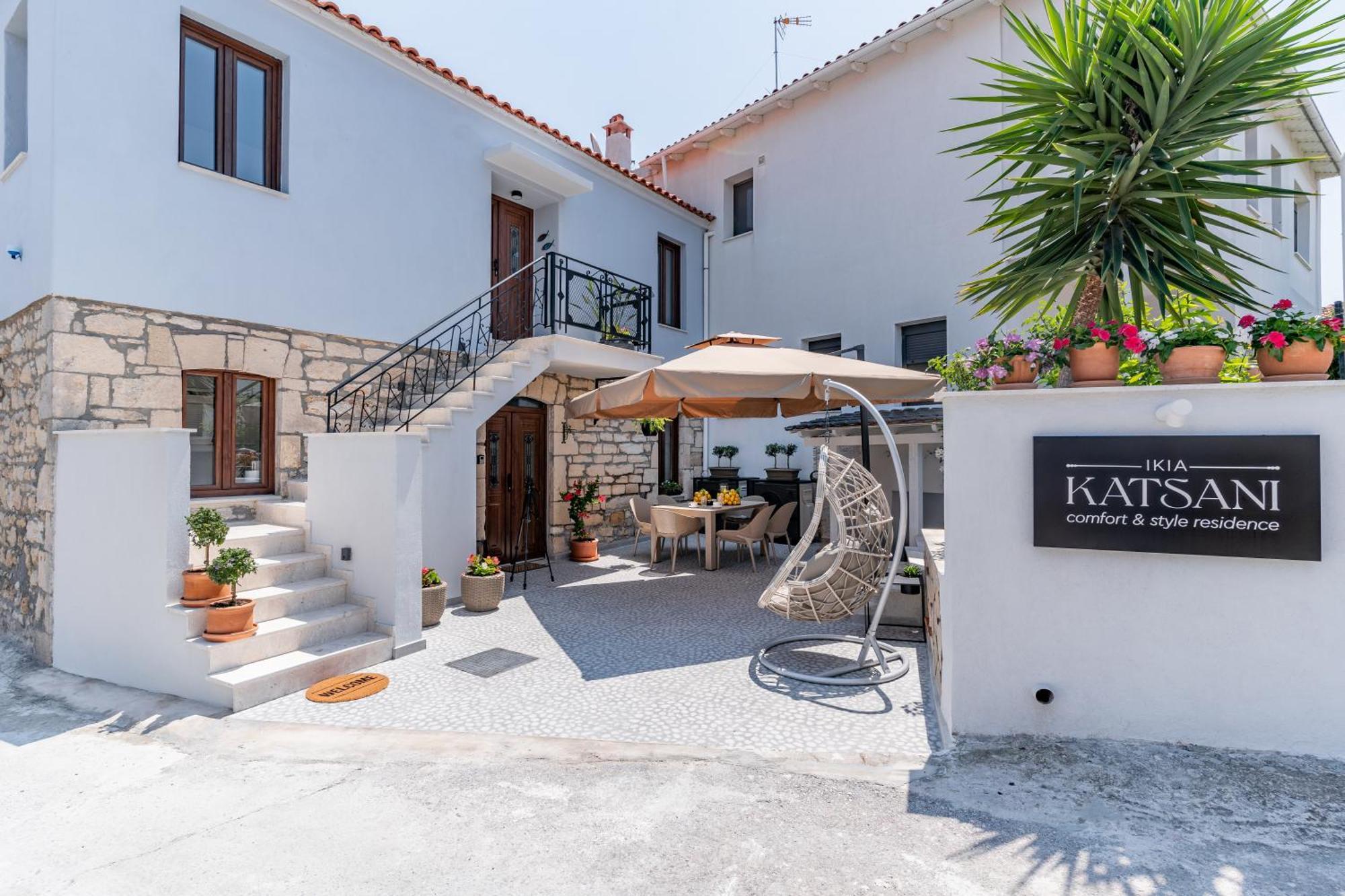 Ikia Katsani Villa Afytos Exteriör bild