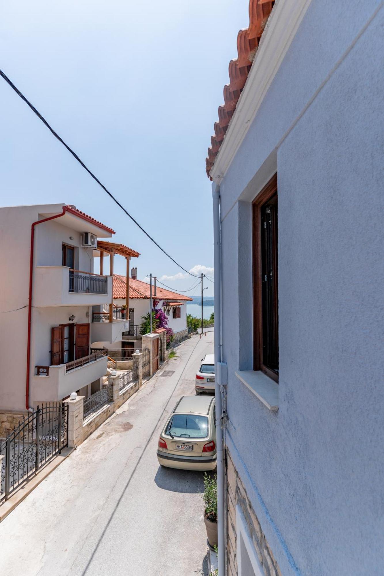 Ikia Katsani Villa Afytos Exteriör bild